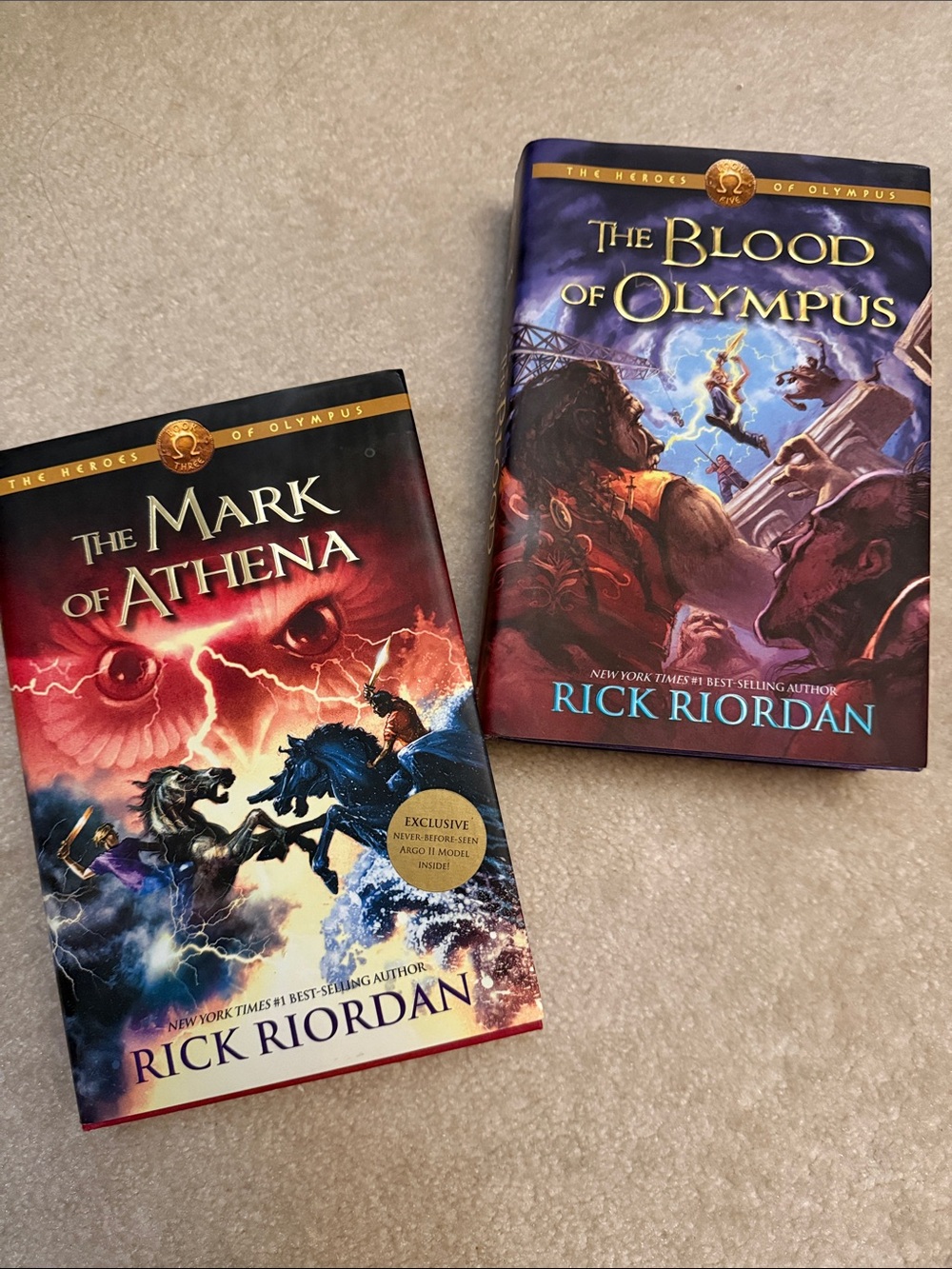 The Heroes of Olympus Book 3 and Book 4
